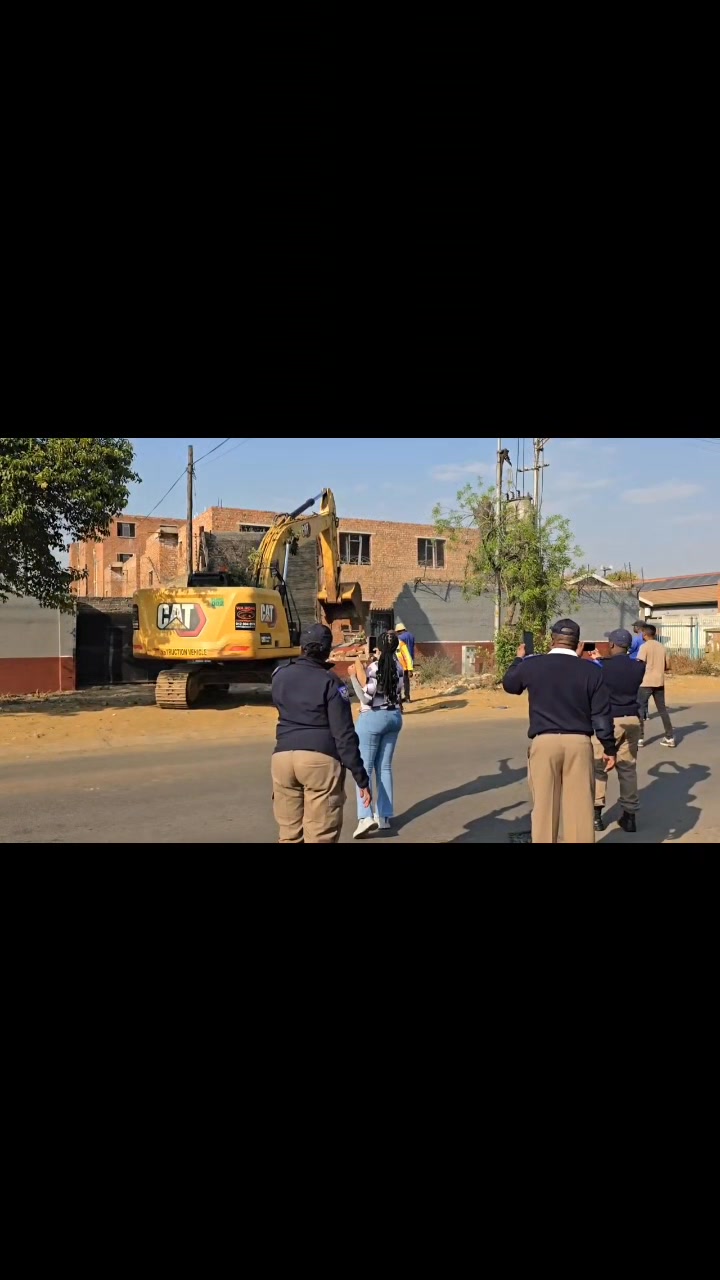 The City of Tshwane has moved to demolish an illegally constructed ...