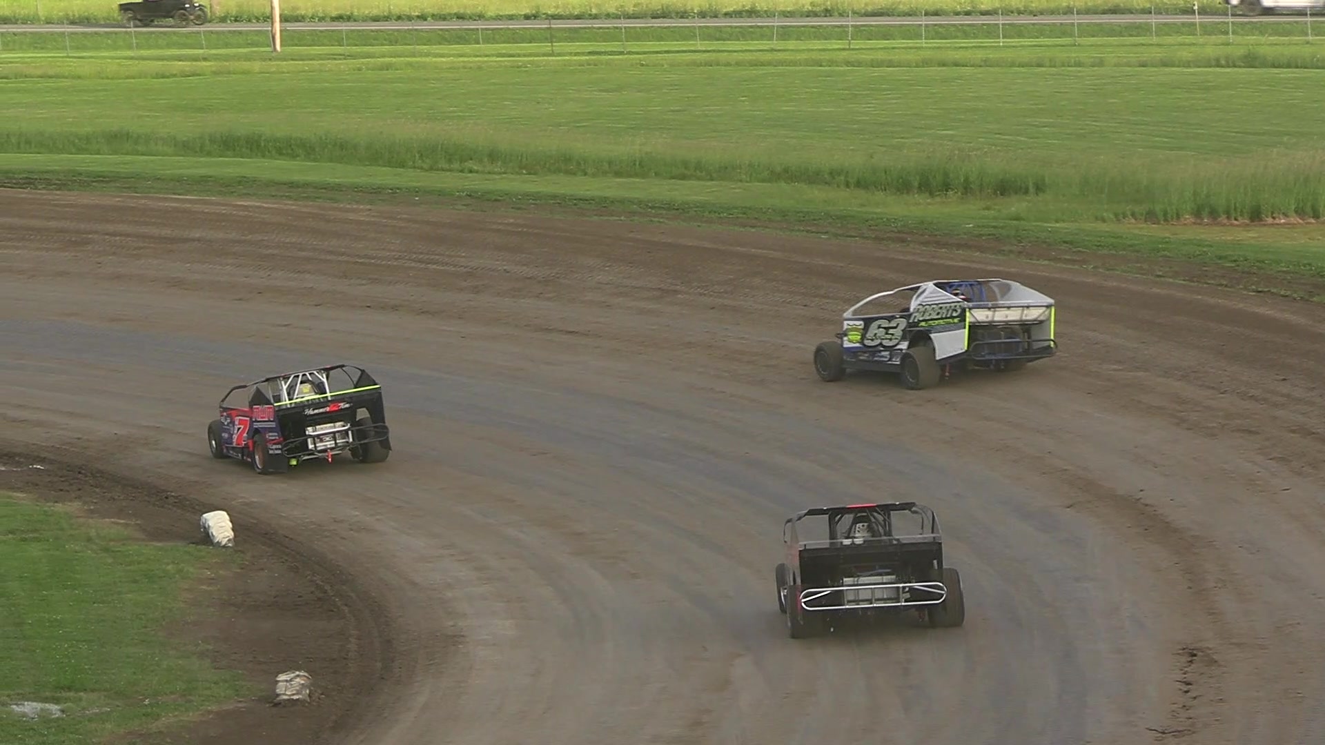 WHITESBORO PLOW SHOP DIRTCAR 358 MODIFIED Heat 1 (8 Laps): 1. 45R ...