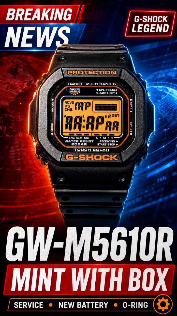 G-Shock GW-M5610R Service | Mint With Box In this video, I take a