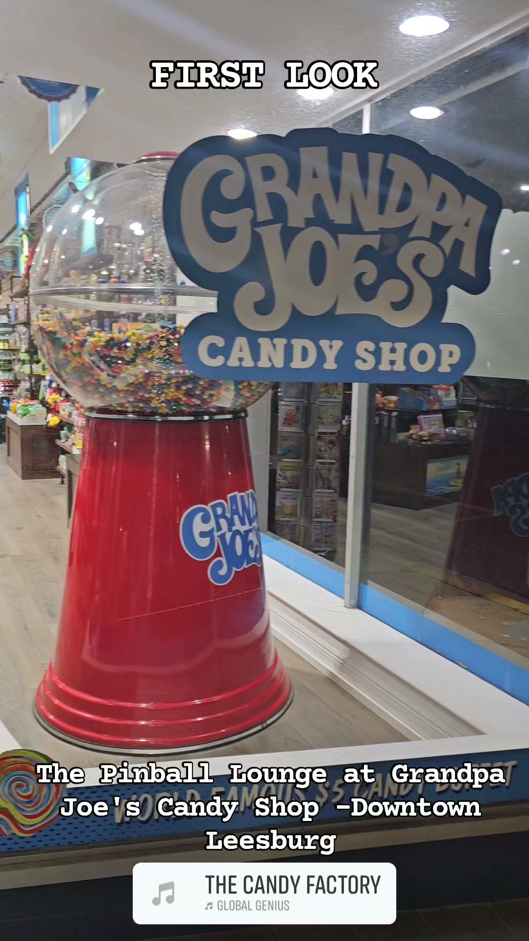 New pinball location! Check it out at Grandpa Joe's Candy Shop in