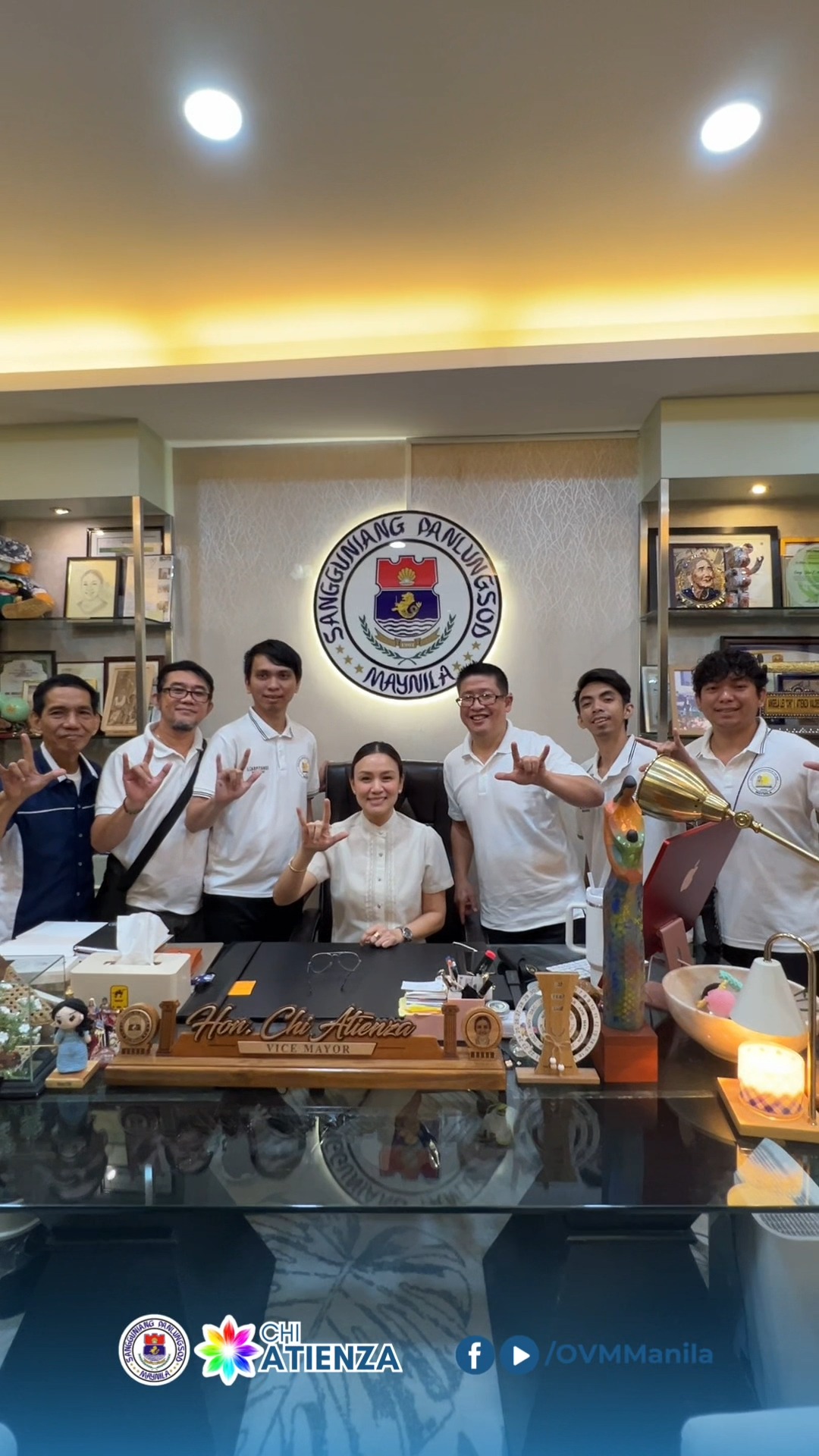 Mainit na tinanggap ni VM Chi Atienza ang Manileños Association of the ...