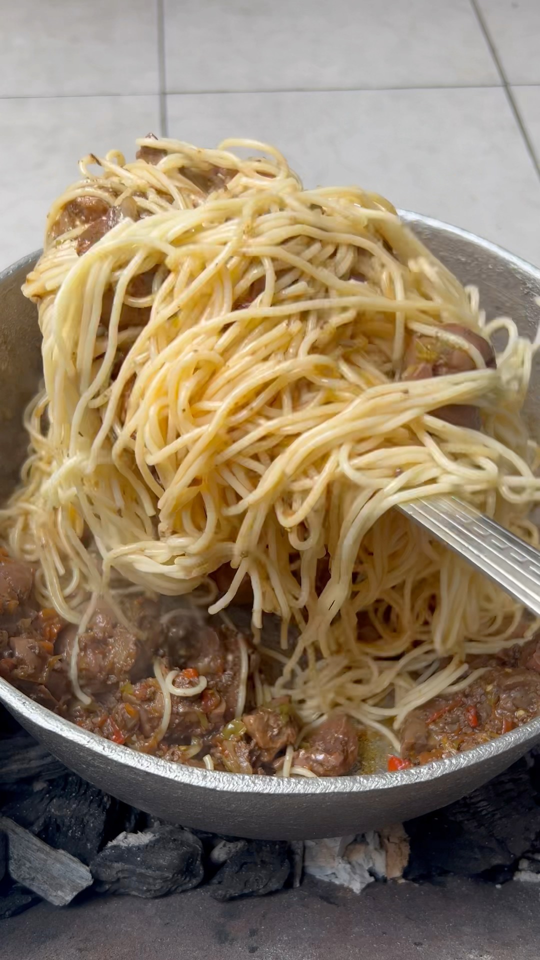 Wou elles m’ont dja 🥹spaghetti rognons | Assaisonnementyiaya | Facebook