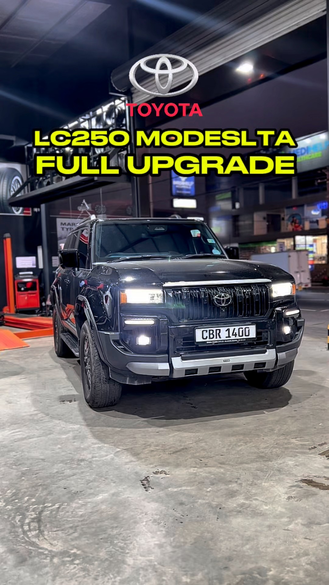 TOYOTA LC250 KAKADU STYLE BLACK GRILL + MODELSTA FULL KIT UPGRADE 😍 ...