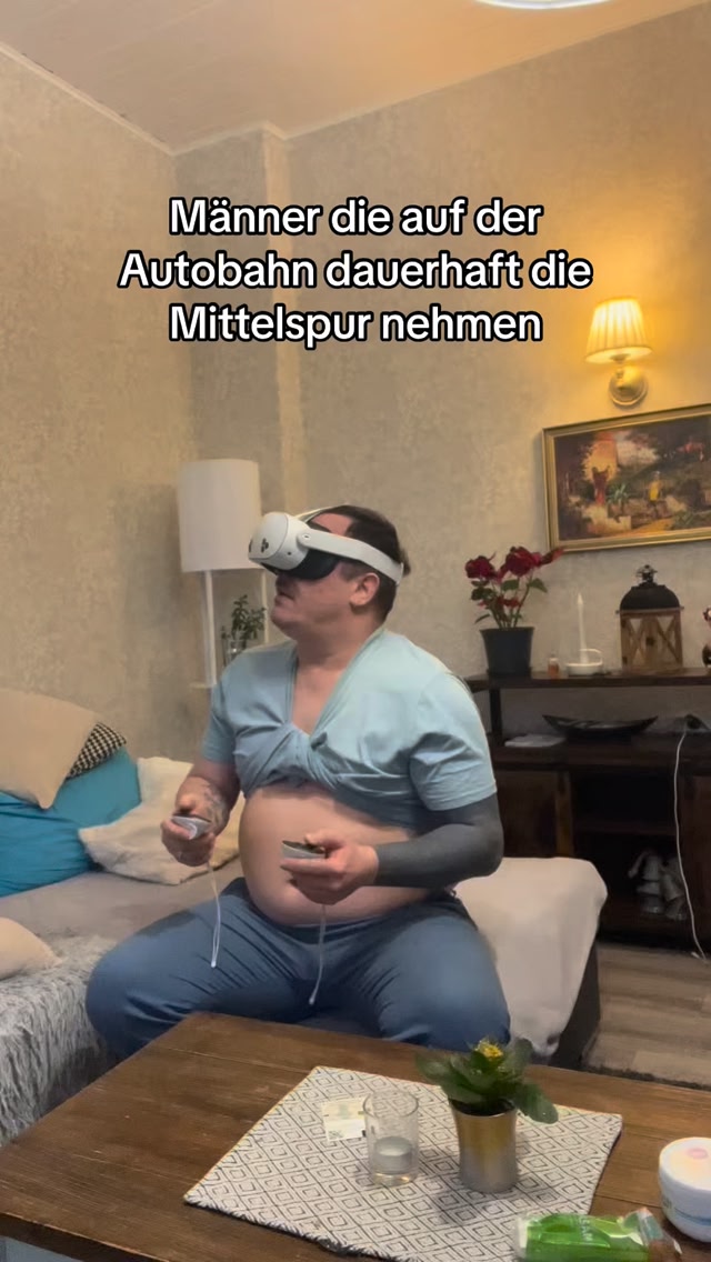 Erst heute auf der Autobahn gehabt😃 warum nur, wenn rechts alles frei ...
