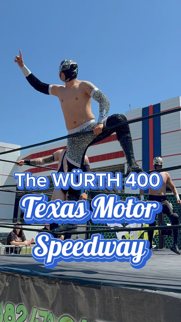 🔥🤠💥 At the WÜRTH 400, we brought the Lucha Libre madness to Texas Motor ...