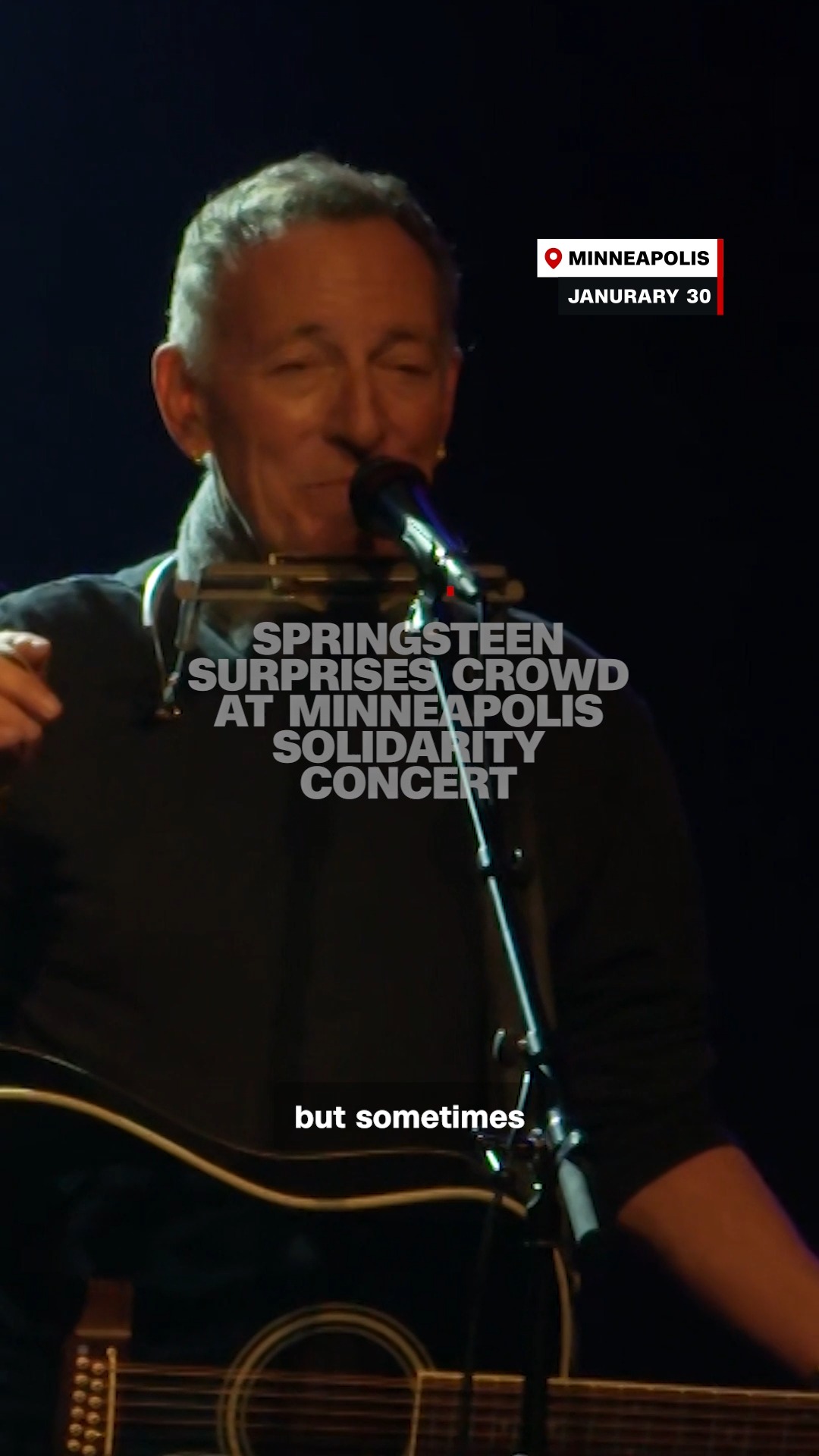 Bruce Springsteen, accompanied by former Rage Against the Machine ...