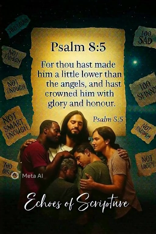 What is the meaning of Psalm 8:5 in different translations?