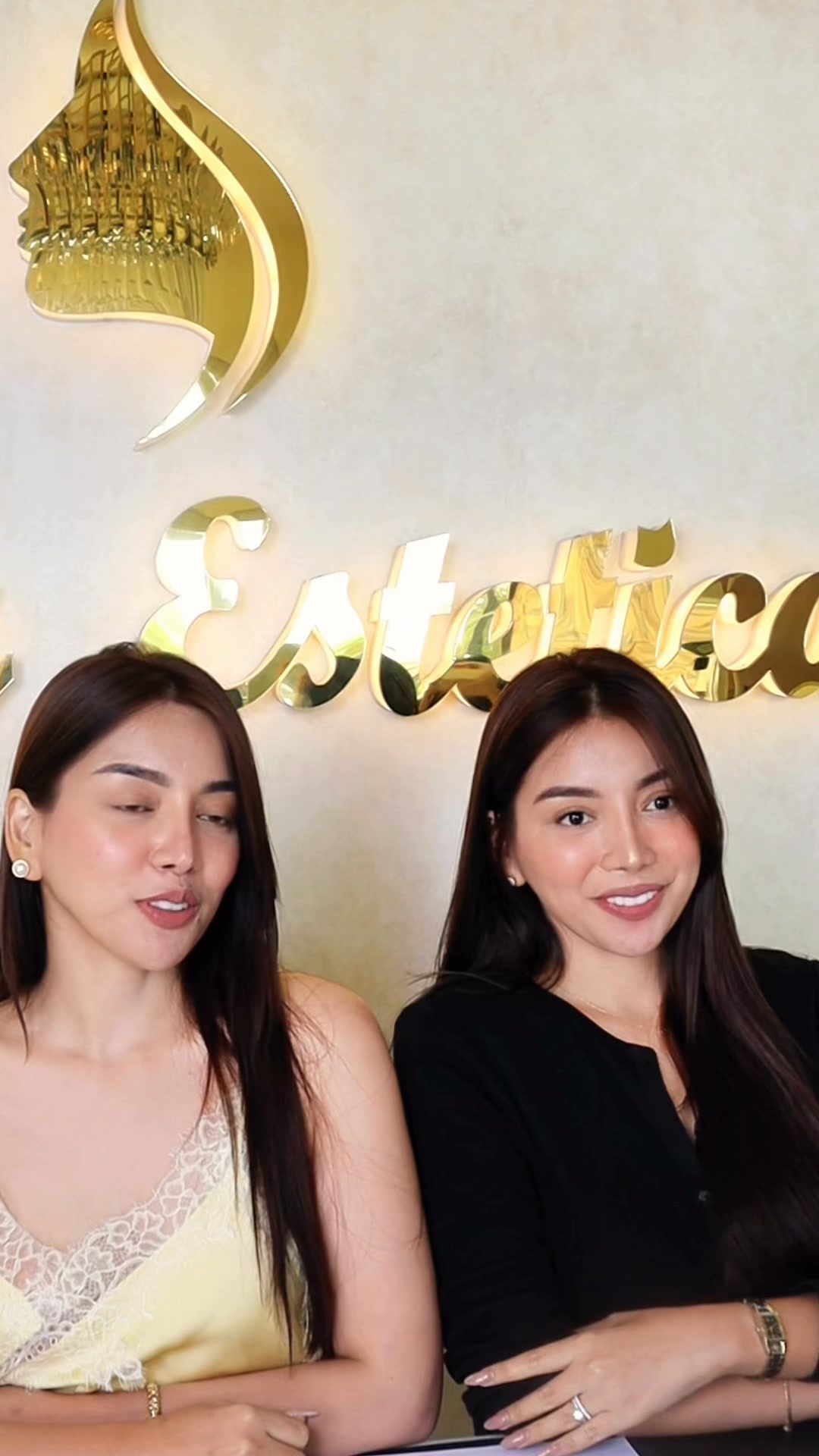 Two beauties. One exciting reveal. , Welcome the Manalo Twins to the Gluta Estetica family. This is just the beginning., #glutaesteticasanfernando #glutaestetica #manalotwins #beautyandwellness 