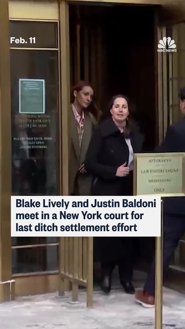Justin Baldoni and Blake Lively were "unsuccessful in reaching any kind ...