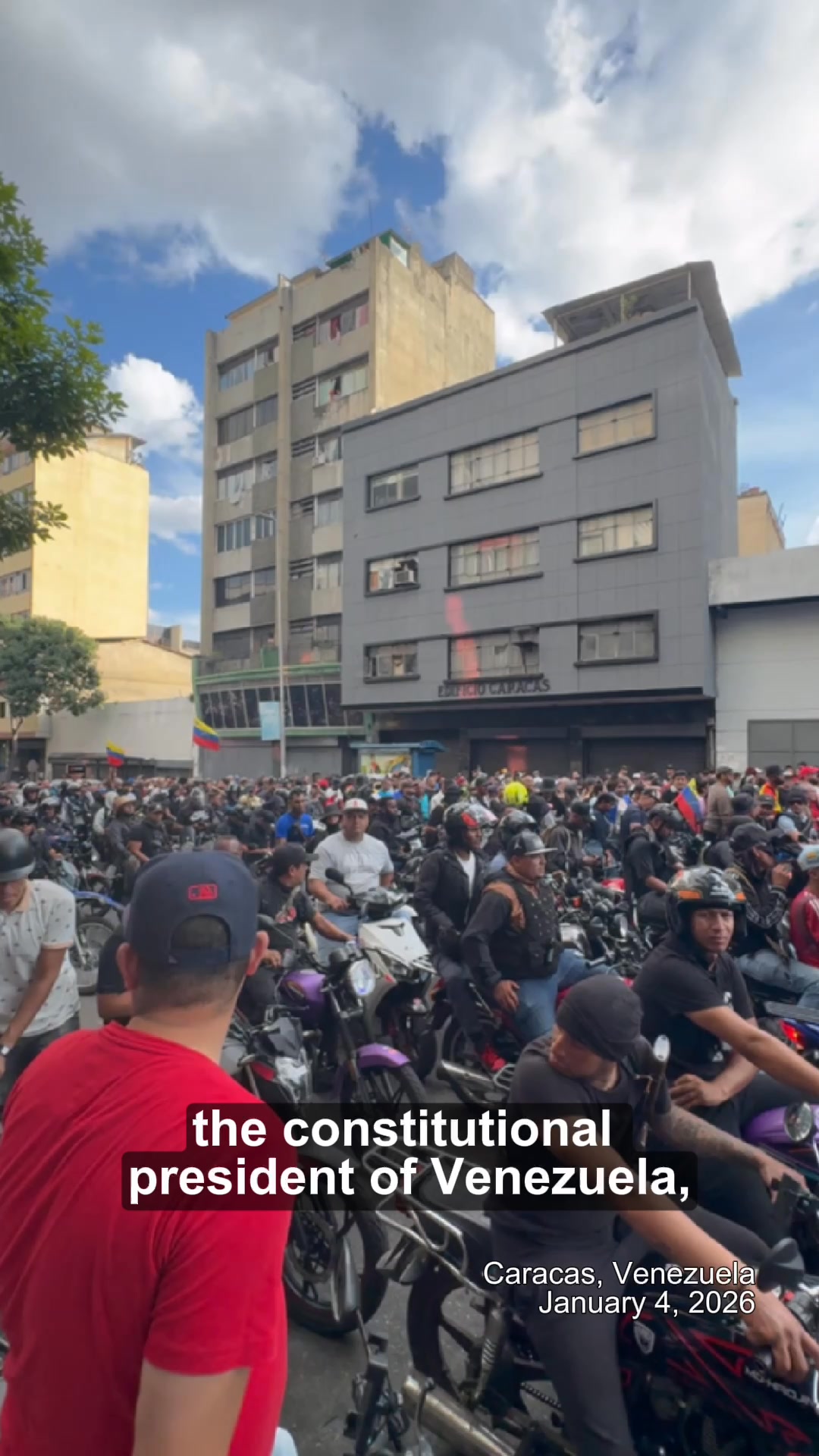CGTN Frontline - Venezuelans rally in Caracas to condemn... | Facebook