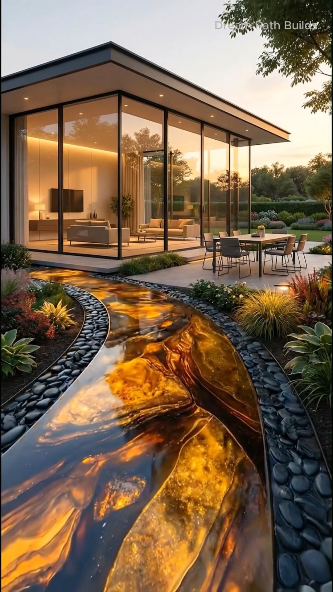 I Built a Crystal Epoxy Path in My Backyard — #diy #EpoxyArt # ...
