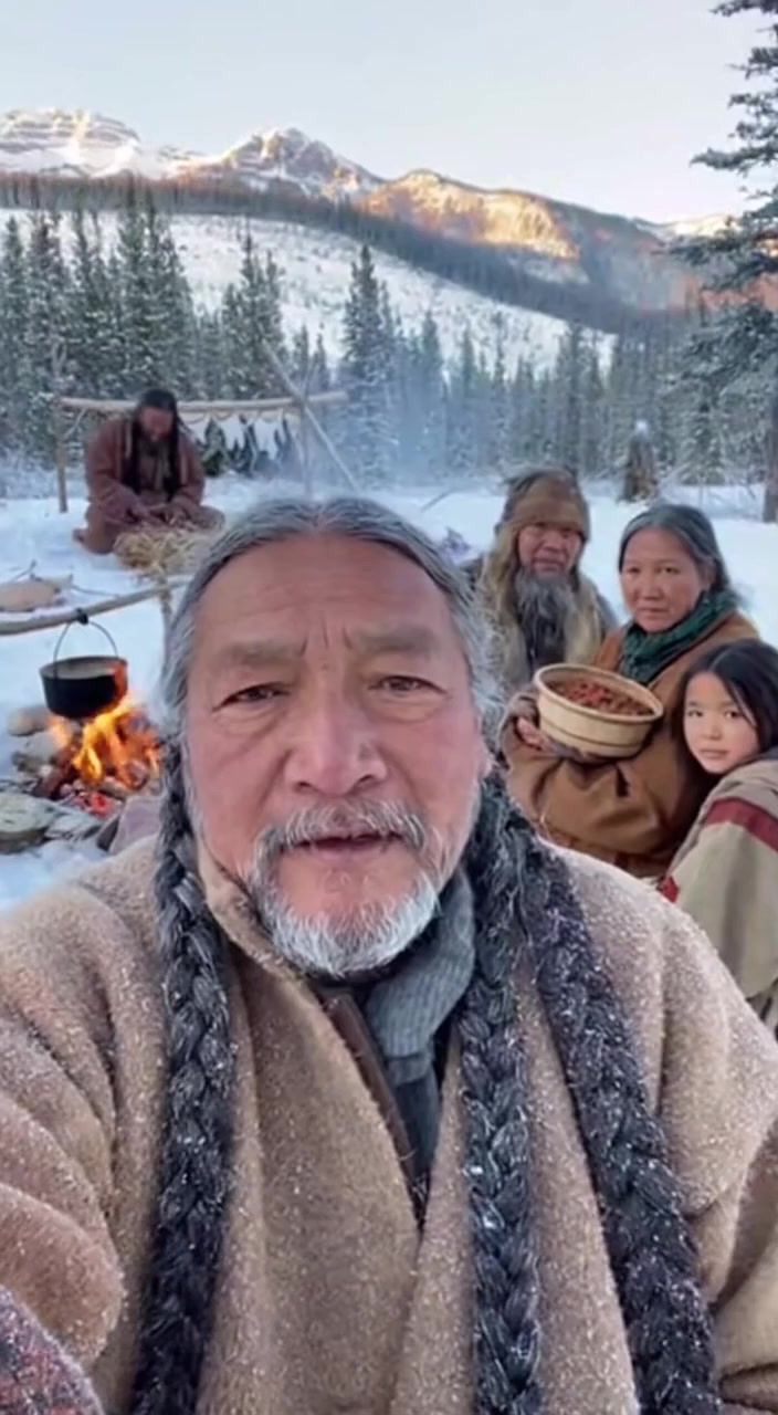 In the cold, respect still warms hearts 🤍 Honor Indigenous roots and ...