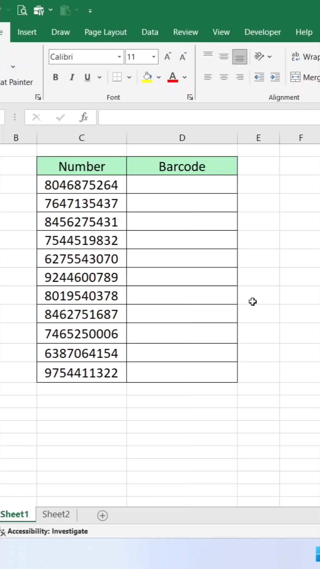 Barcodes in Excel 😀 #exceltips #exceltricks #exceltutorial #explore ...