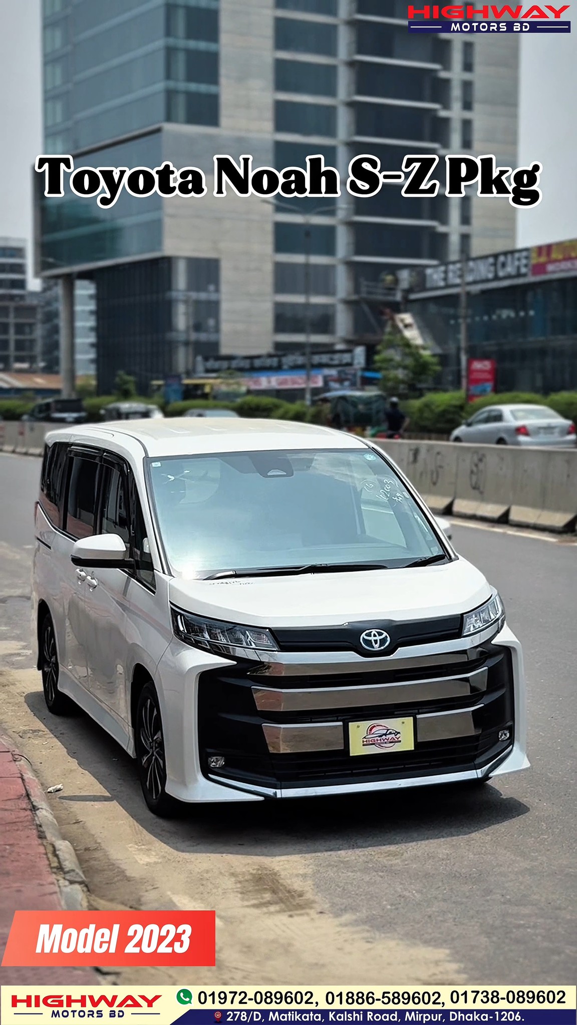Toyota Noah S-Z Hybrid 2023 🔥 Pearl Color 1800cc Hybrid Premium