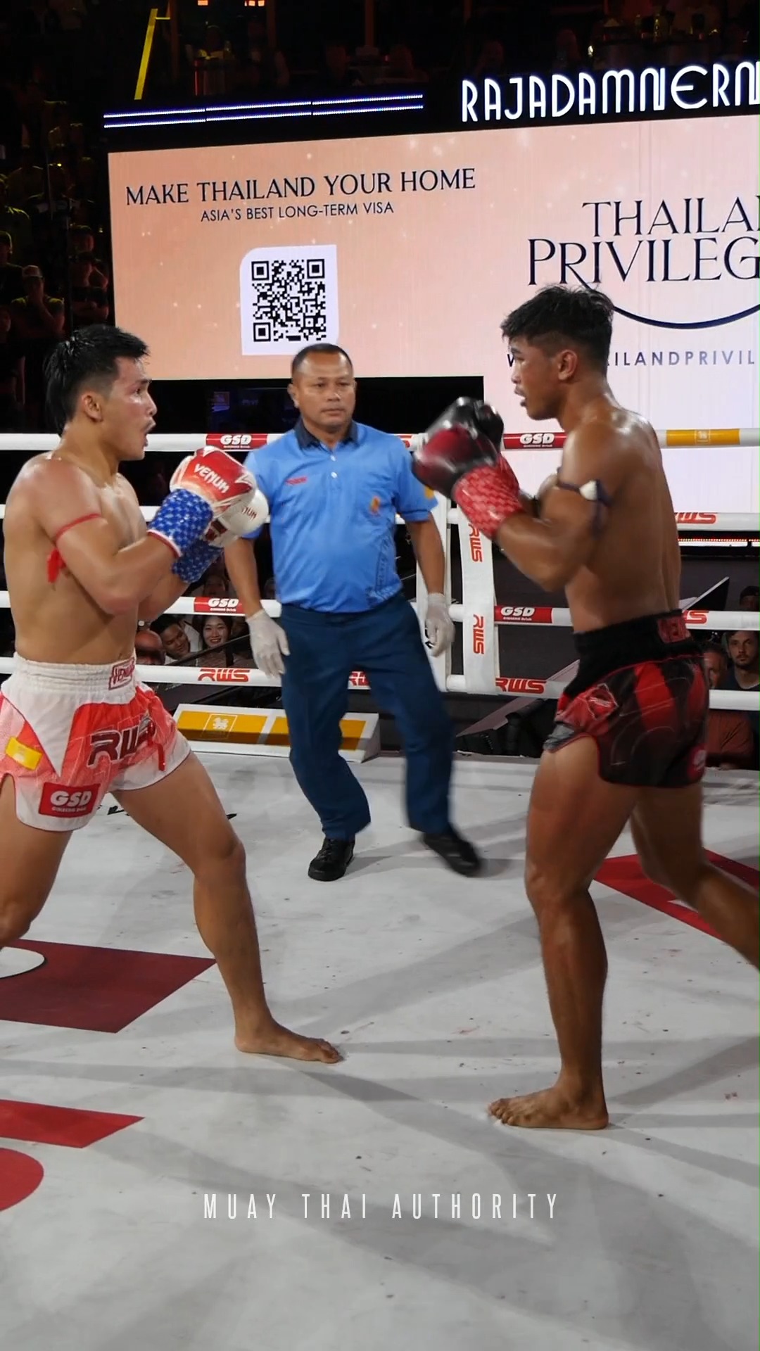 Savage moment between Tapaokaew and Nuenganlek a few months back, an ...