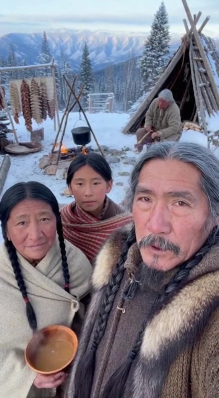 In the cold, respect still warms hearts 🤍 Honor Indigenous roots and ...