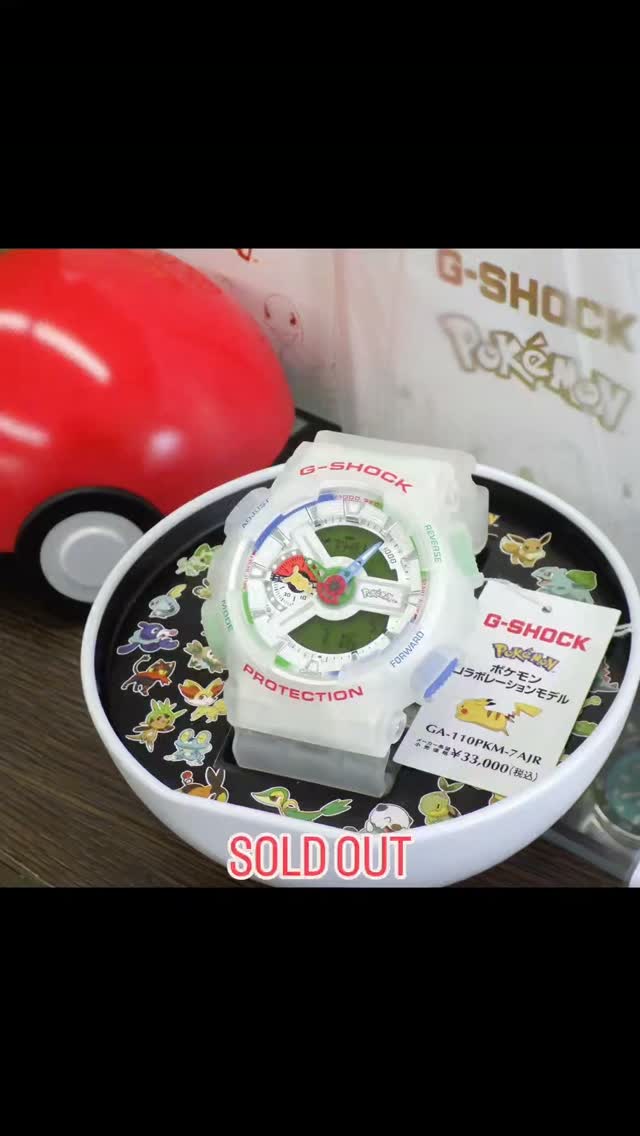 7/17(金)発売】 CAISO G-SHOCK GA-110PKM-7AJR Pokémon