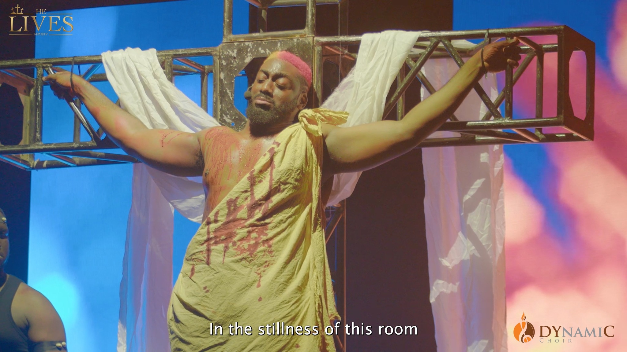 On the cross, beside the dying Christ, one man mocked… yet still heard ...