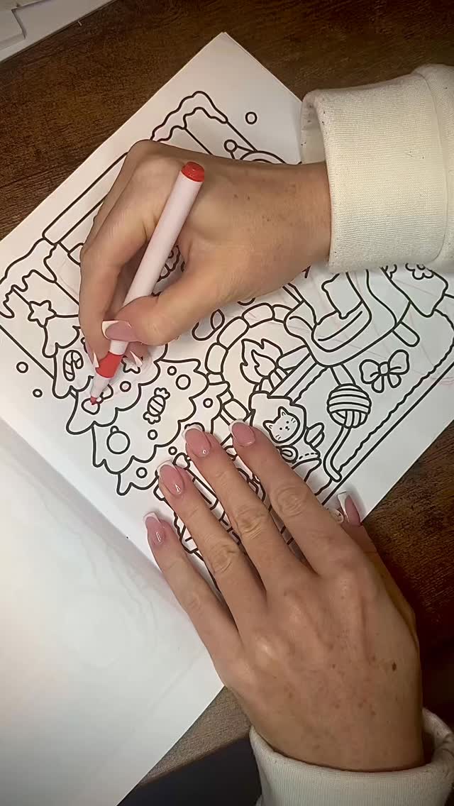 Candy Cane colouring effect from Christmas 🎄 ️ #coloringtutorial # ...