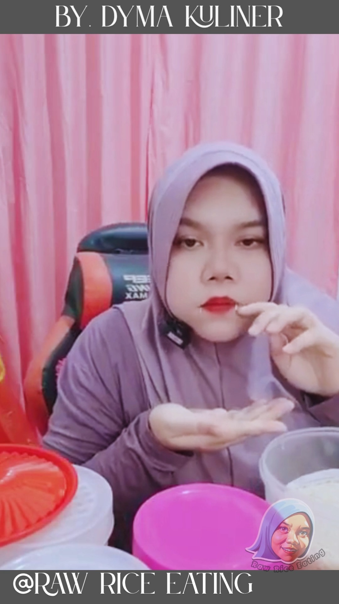 ASMR Raw Rice Eating By Dyma Kuliner || suara makan beras mentah …#asmr ...