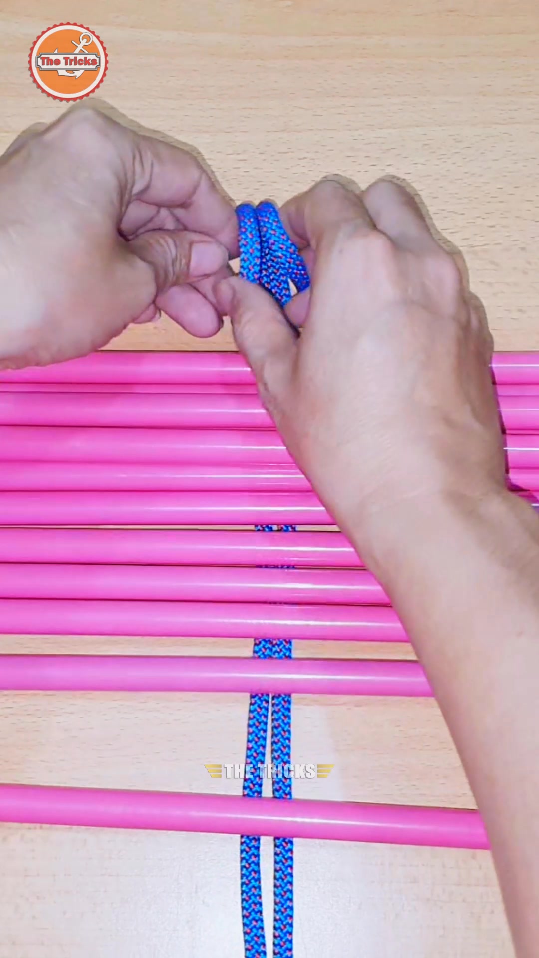 Rope Knot hack 💡 Easy step by step tutorial #knots #reels #trending # ...