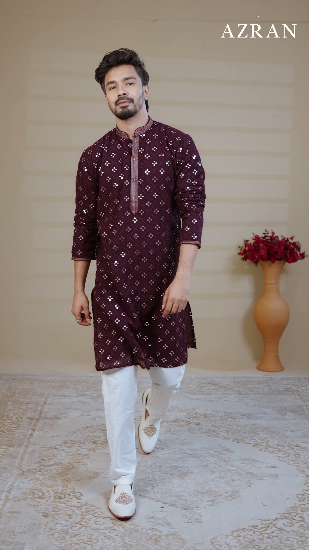 EID COLLECTION 2025 CLASSIC PANJABI Price: 8,500 Taka Size: 36-44 Color ...