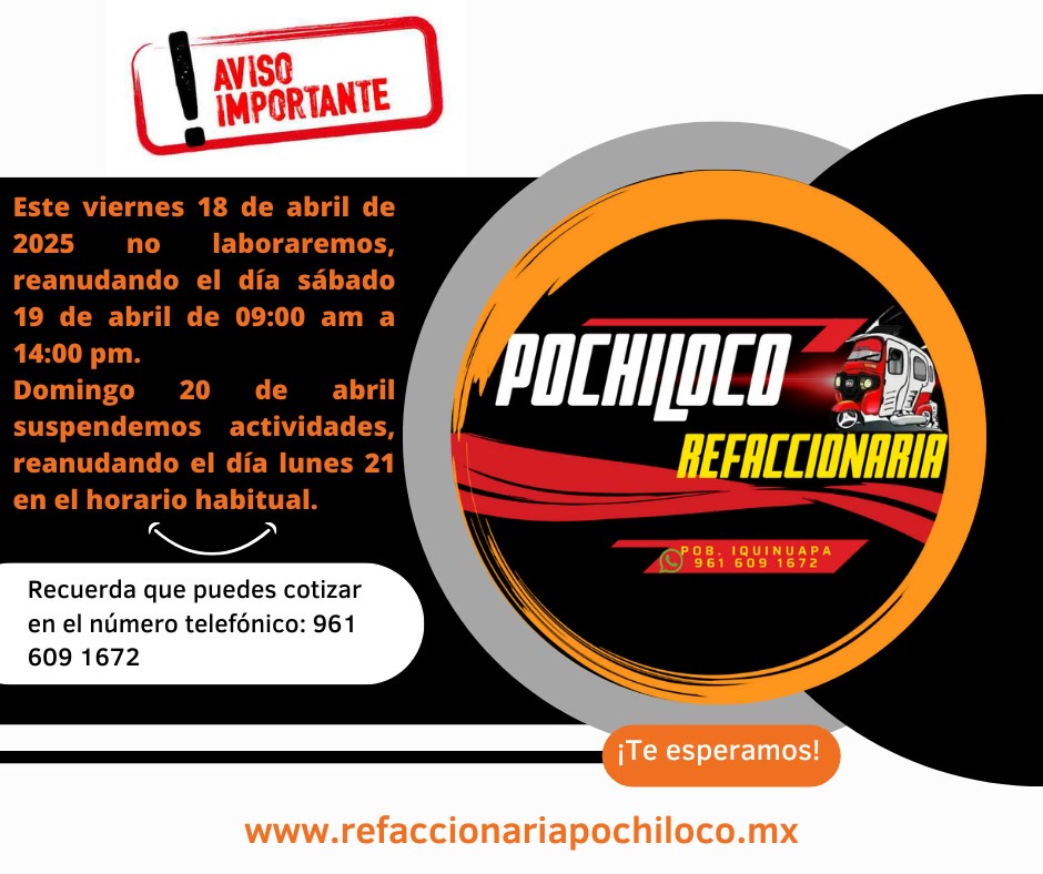 Refaccionaria Pochiloco | Jalpa de Méndez
