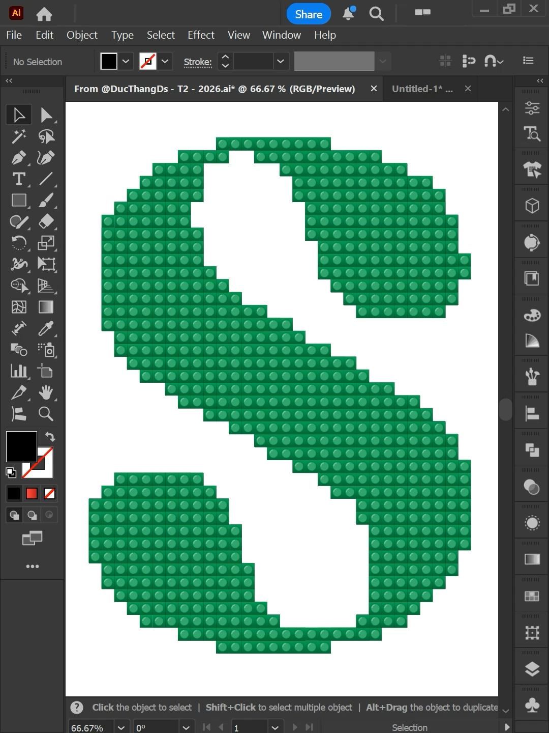 Adobe Illustrator 2026 - Tips for creating Lego-style Text effects # ...