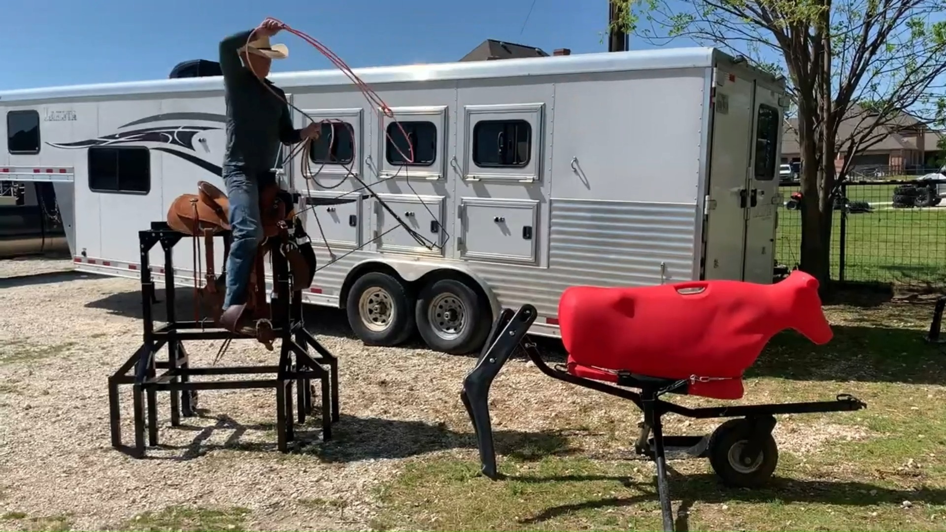 Think the Something Horse is just for calf ropers? Think again! When ...