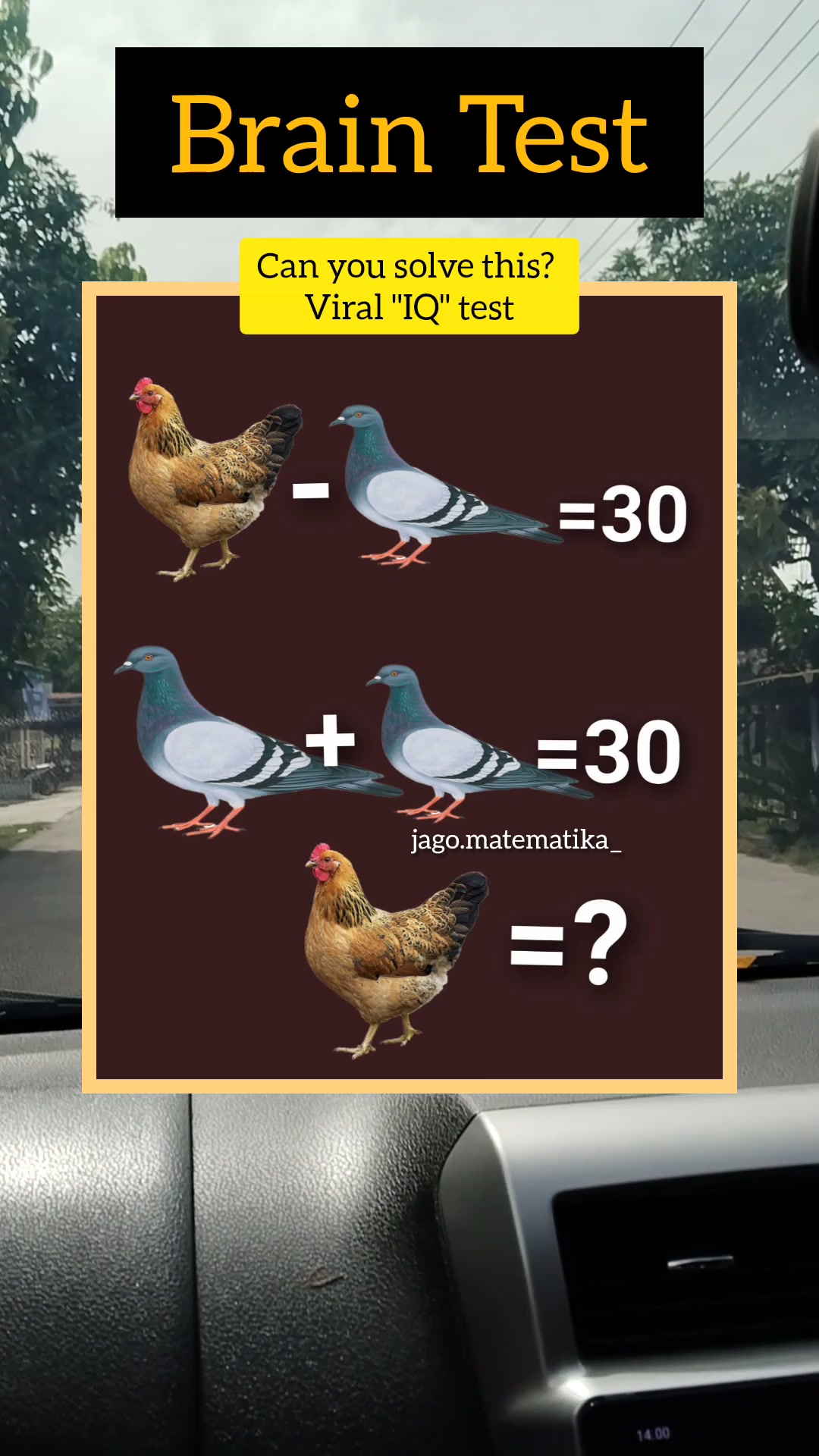 Can you solve this? Brain test Math Challenge #braintest #mathchallenge ...