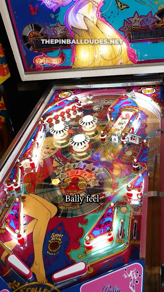 🎶 Dolly Parton Pinball Machine 🎶 A true classic from the golden era of ...