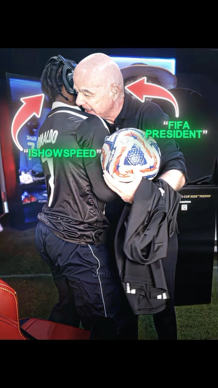 Speed & fifa president unveil the new wc trophy💀|| - - #ishowspeed # ...