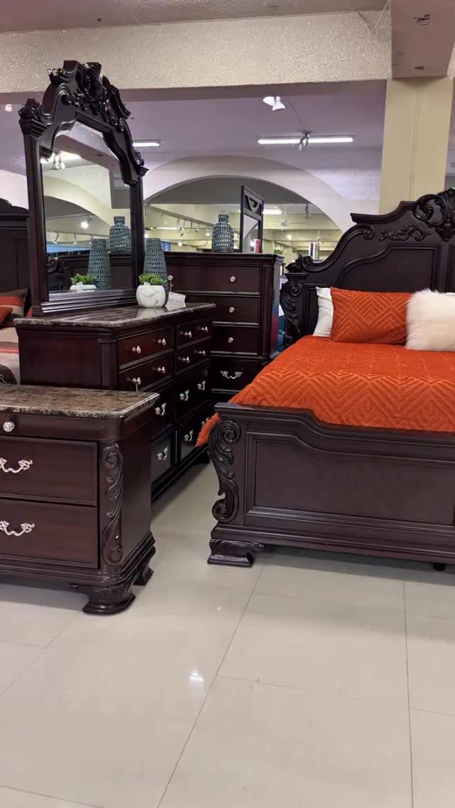 jamaican dresser designs Knightsbridge Brown Bed Queen Set at Khemlani Mart Kingston 
