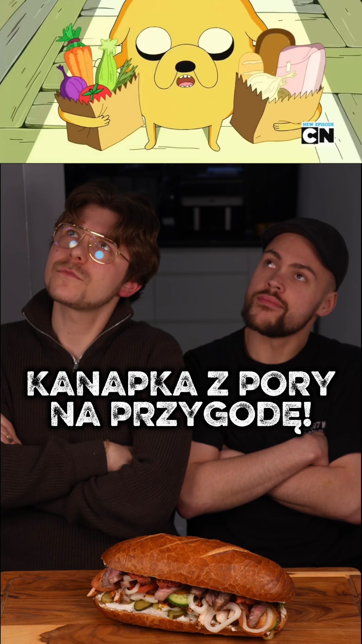 Dzisiaj odwzorujemy kanapkę Jake’a z Pory na Przygodę! 🥹 Tym razem w ...