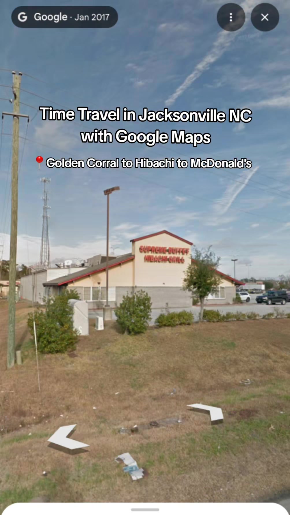 So I actually didn't know that this building was a Golden Corral at one ...