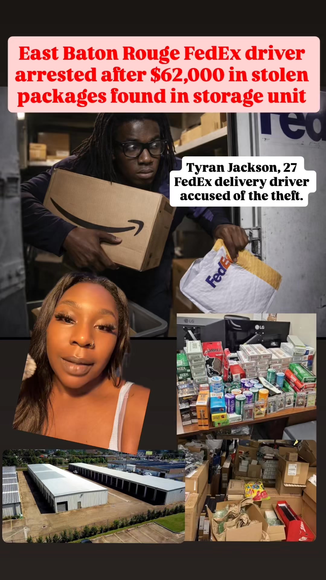 BATON ROUGE FedEx delivery driver was arrested after East Baton Rouge ...