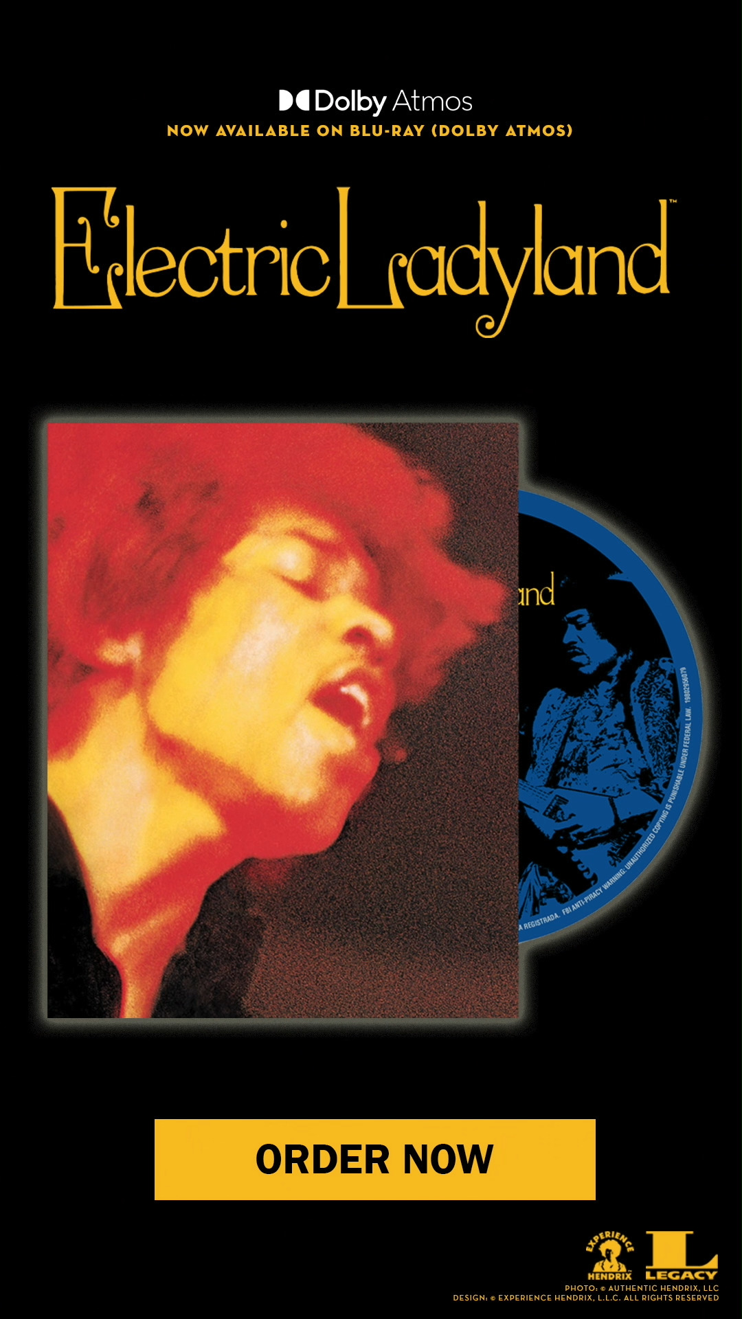ELECTRIC LADYLAND and LOS ANGELES FORUM: APRIL 26, 1969 are set
