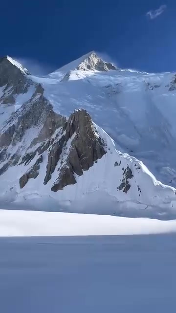 The reveal of Gasherbrum IV. Possibly the hardest to climb out of