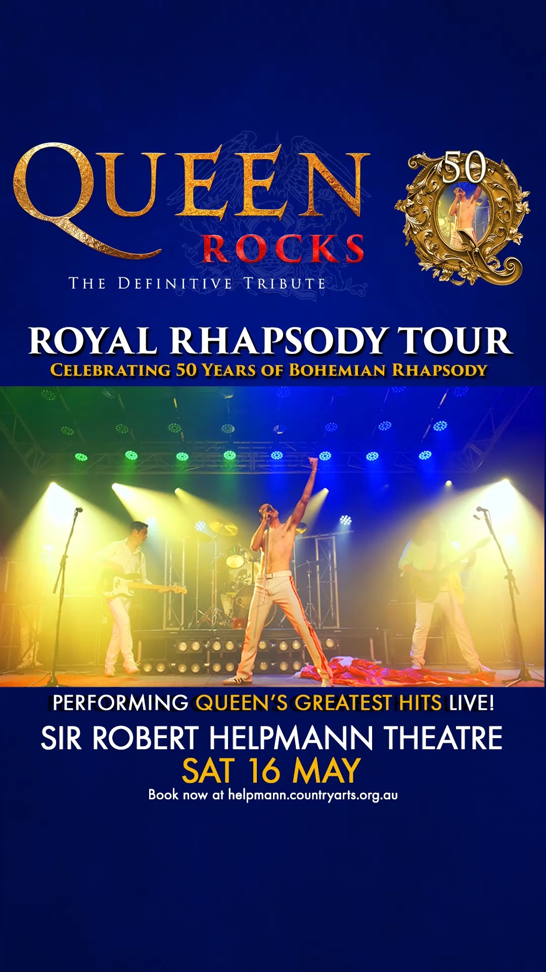 👑 QUEEN ROCKS - Royal Rhapsody Tour 📌 Sir Robert Helpmann Theatre ...