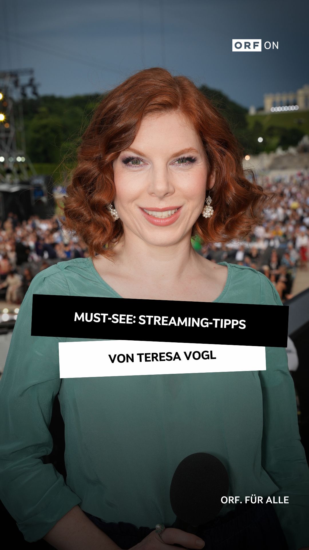Kultur-Moderatorin Teresa Vogl präsentiert uns ihre Streaming ...