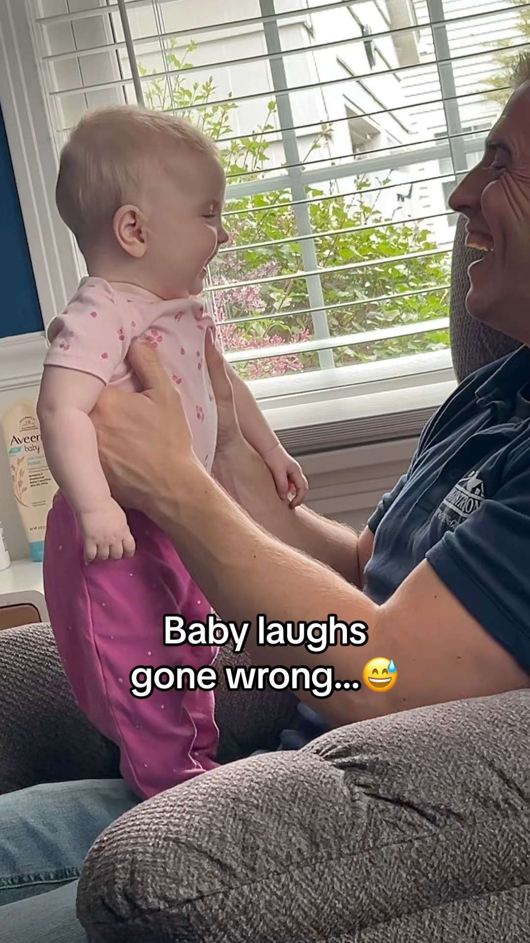 Baby laughs gone wrong. Wait for it #reelsvideoシ | Blendedlikefamily ...