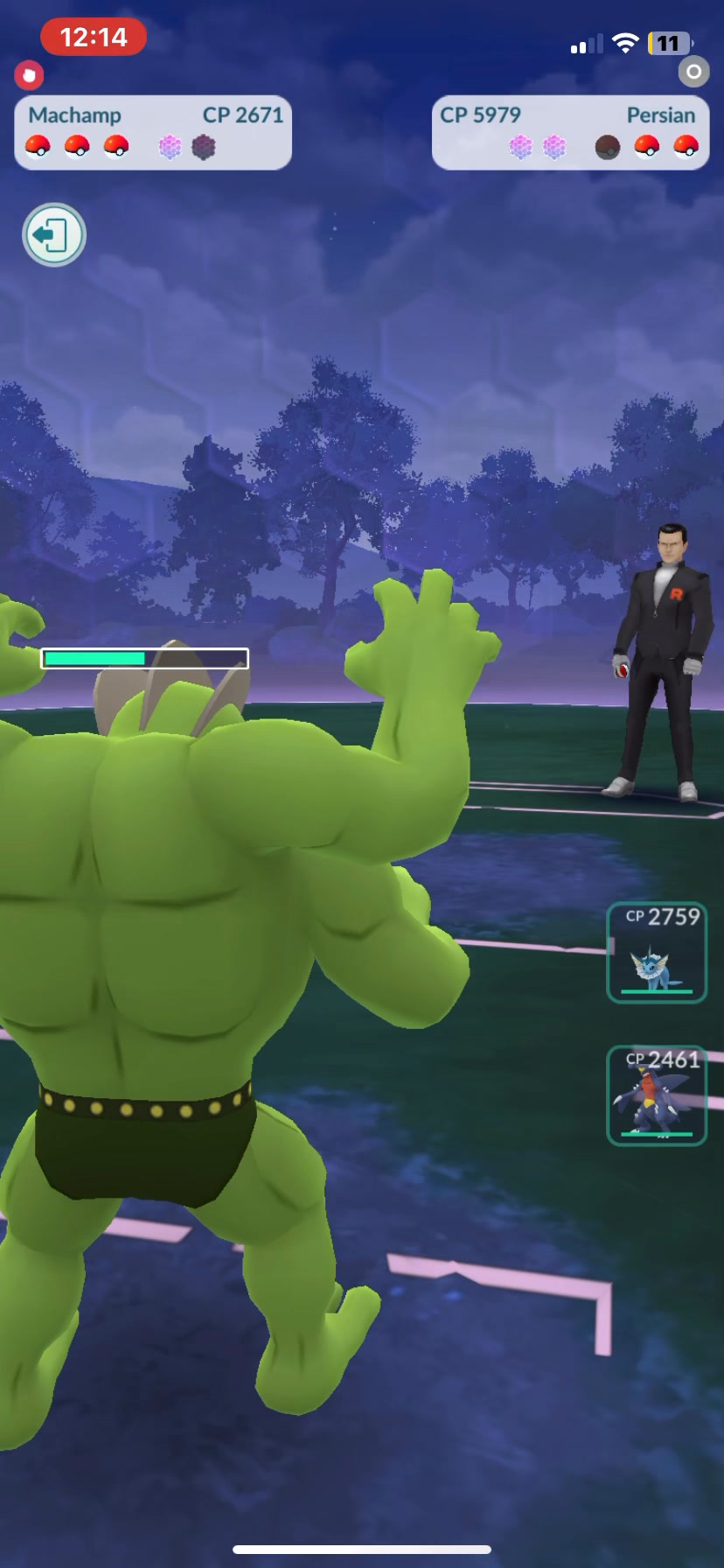 How to defeat Giovanni with random wild pokemons (no upgrades