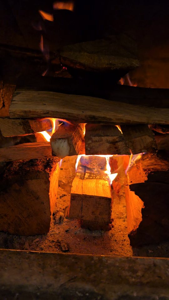 Caveman instincts for the win! Fire! All day, every day in Winter. # ...