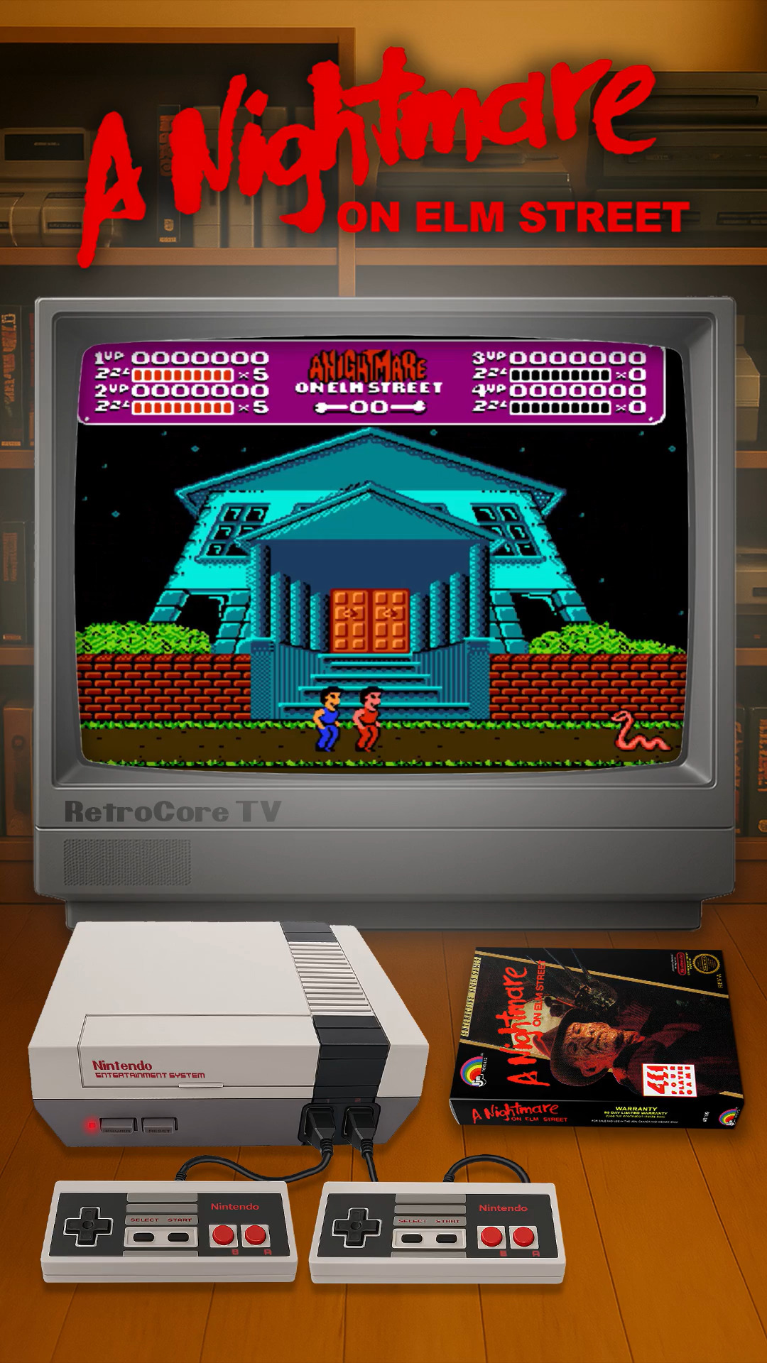 A Nightmare on Elm Street | NES 💀 Step into the pixelated terror