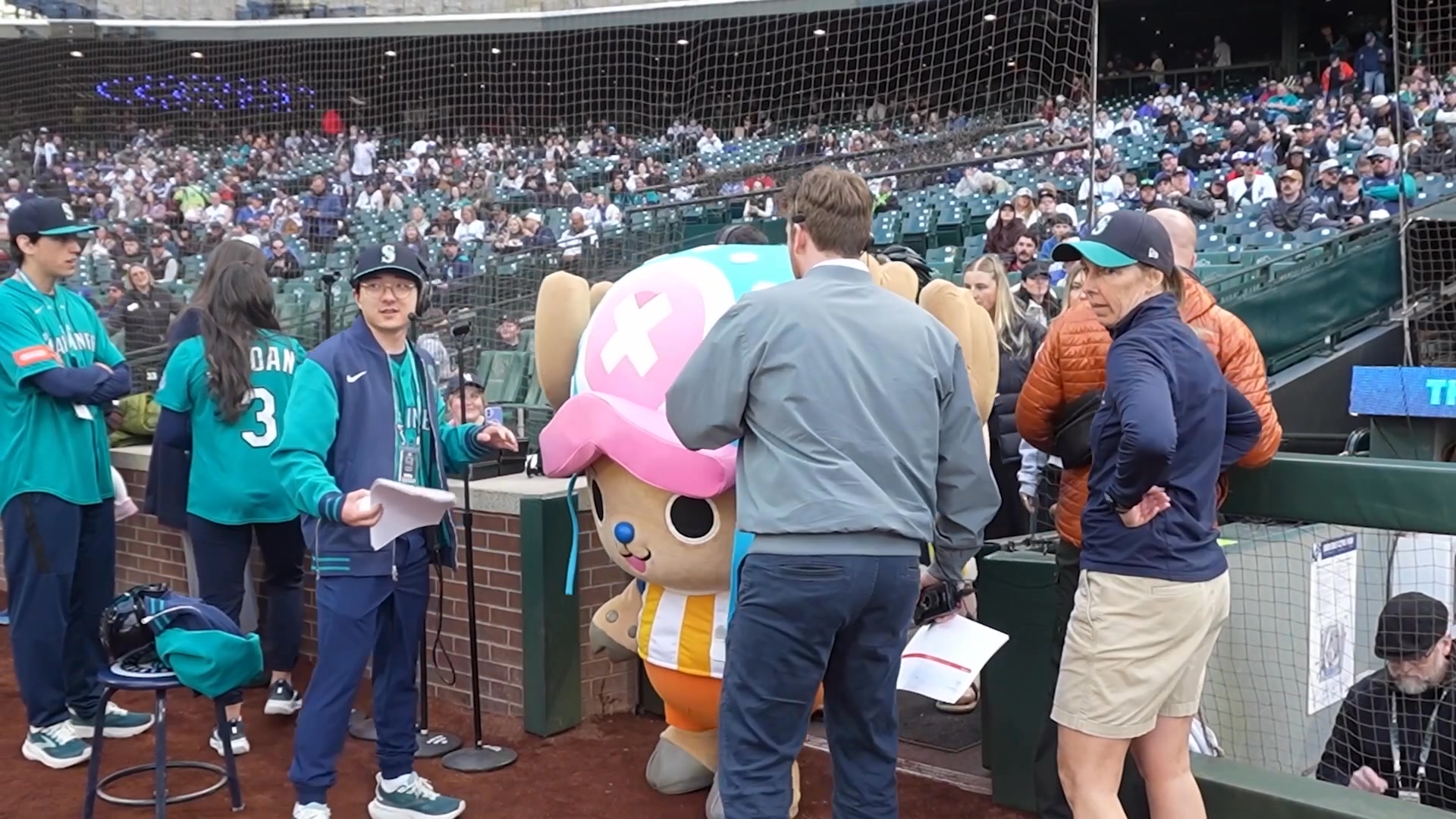 ICYMI: During ONE PIECE Night with the Seattle Mariners, Luffy and