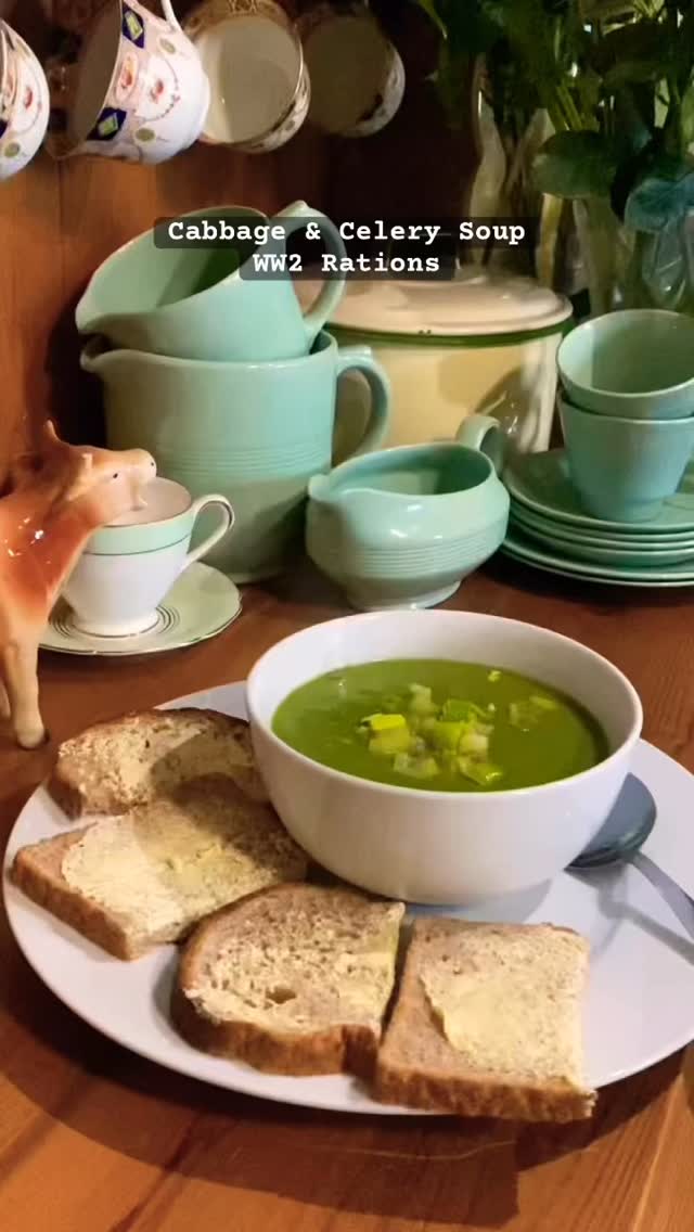 Cabbage and Celery Soup WW2 Rations - Recipe: Cabbage & Celery Soup ...