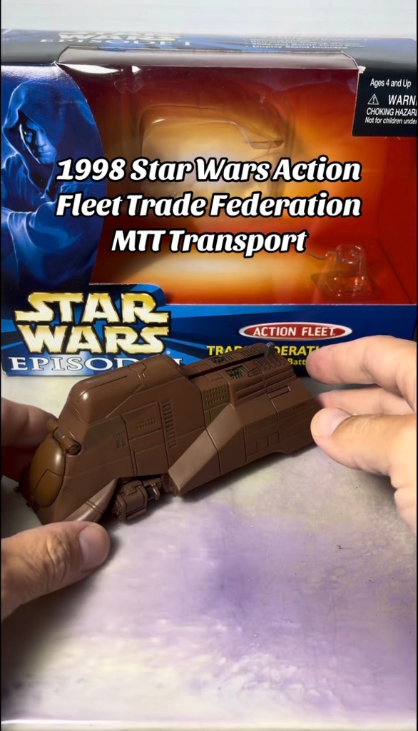 Roger Roger… 1998 Star Wars Action Fleet Trade Federation MTT