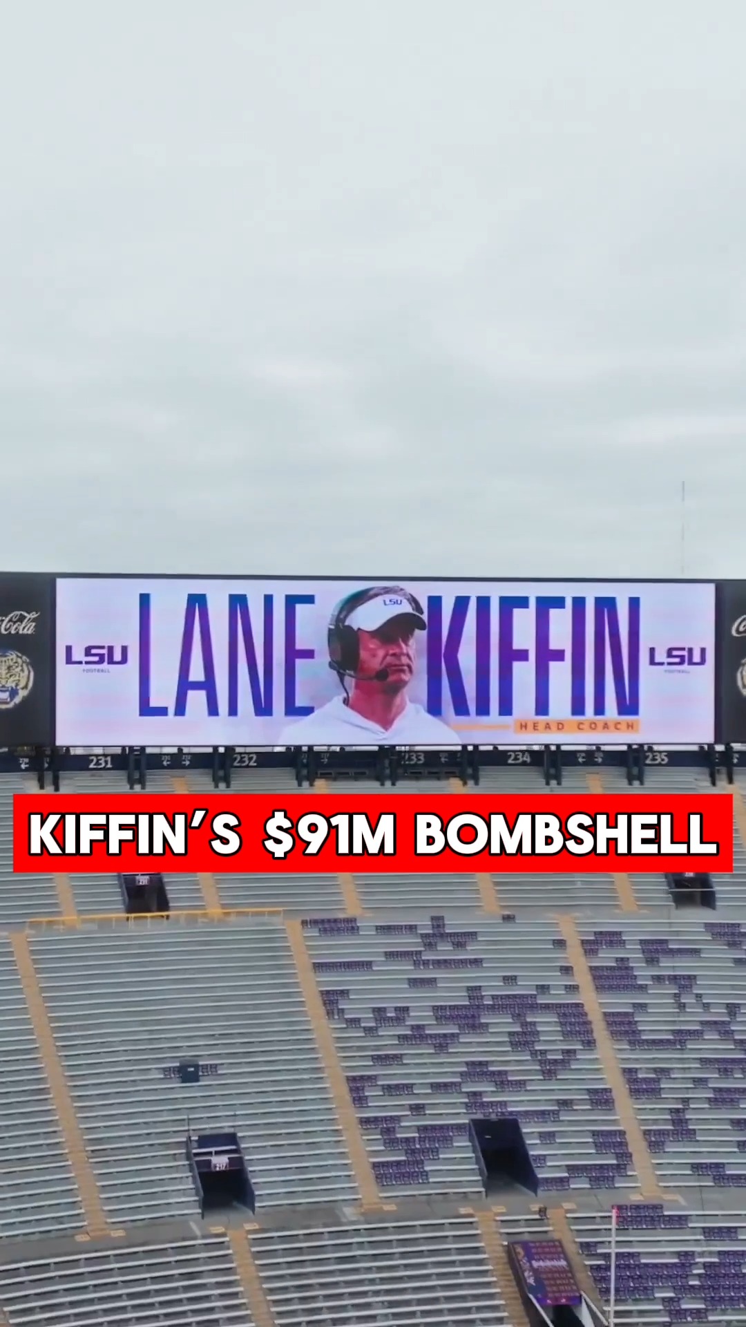 A $91 million LSU contract… a massive NIL war chest… and Lane Kiffin ...