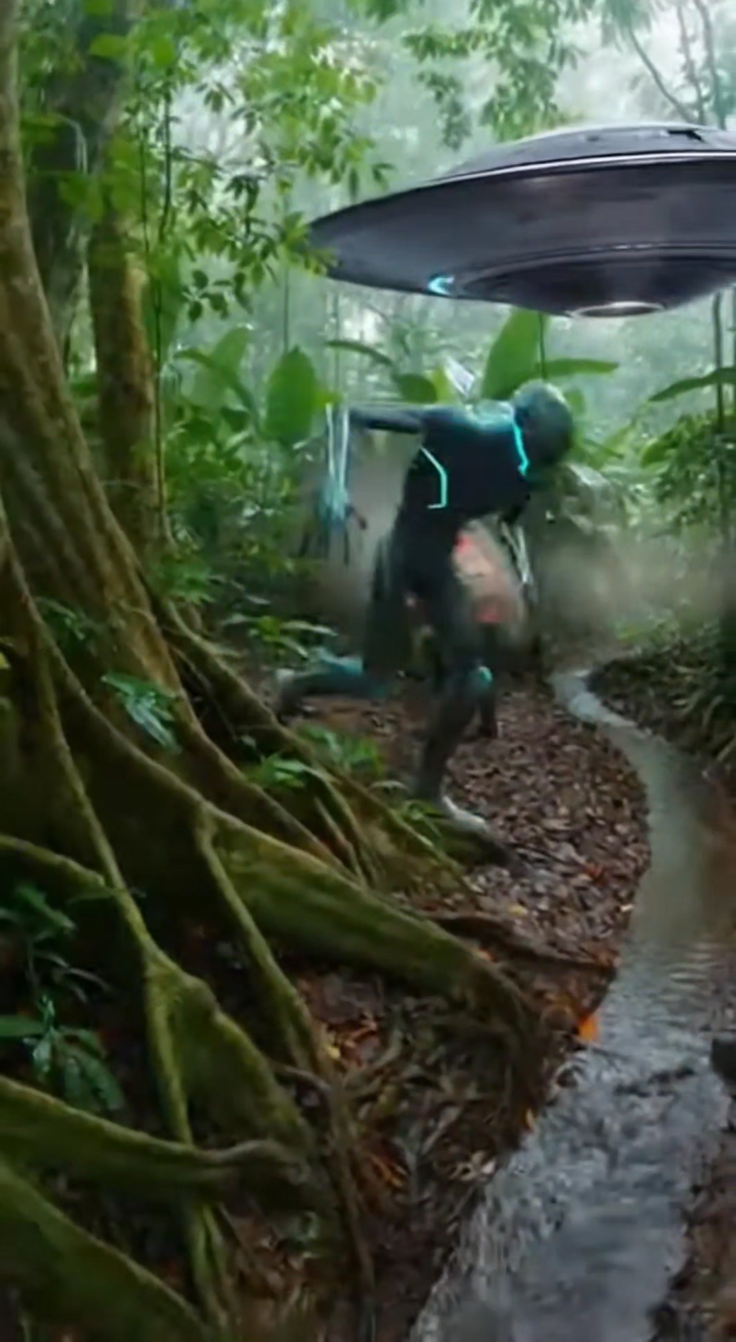 An unexplained encounter was reported after observers noticed a strange ...