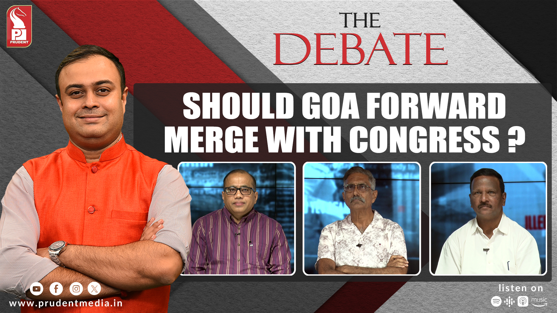 Should Goa Forward merge with Congress? | The Debate | Prudent | 261225 ...